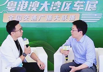 公司副總經(jīng)理於敬亮走進(jìn)2024粵港澳大灣區(qū)車展專屬全媒直播間，共話汽車科技前沿